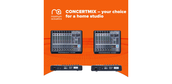 CONCERTMIX — универсальное и компактное решение для дома и студии