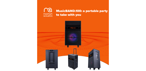 Maximum Acoustics MusicBAND.100 speaker system: a portable party to take with you