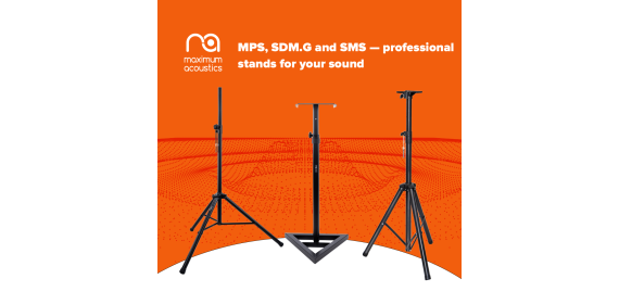 Опора вашого звуку: Огляд професійних стійок Maximum Acoustics MPS, SDM.G та SMS