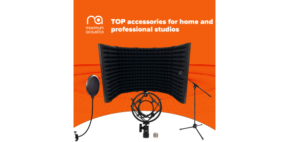 TOP Maximum Acoustics accessories for home and professional studios