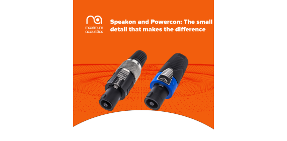 Why professional acoustics choose Speakon and Powercon