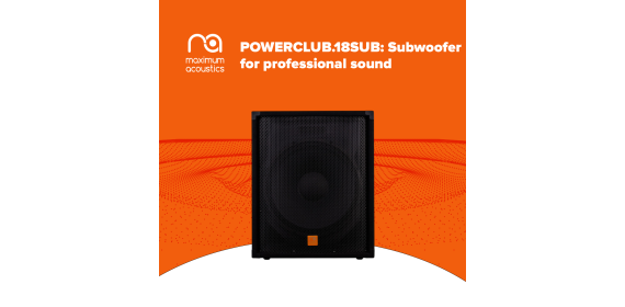 Review of the Maximum Acoustics POWERCLUB.18SUB active subwoofer