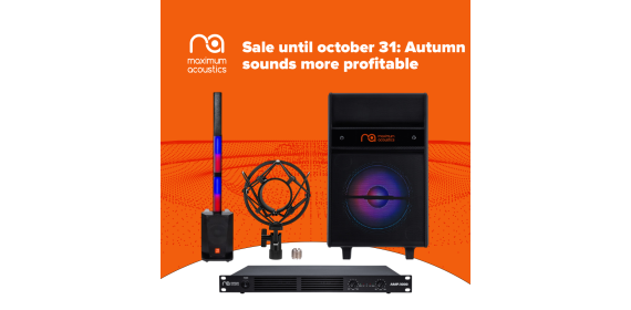 Maximum Acoustics Fall Sale: Shop now until October 31st