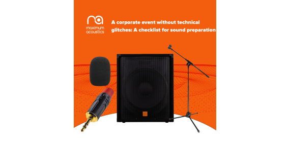 Sound setup for corporate events: Equipment preparation checklist