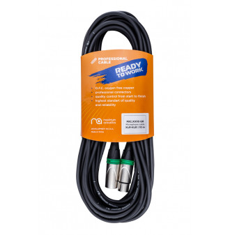 Кабель мікрофонний Maximum Acoustics MIC.XX10 (Green) (OFC)