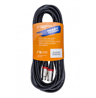 Microphone cable Maximum Acoustics MIC.XX10 (Red) (OFC)