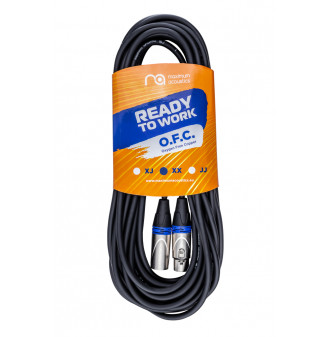 Кабель мікрофонний Maximum Acoustics MIC.XX10 (Blue) (OFC)