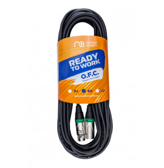 Кабель мікрофонний Maximum Acoustics MIC.XX10 (Green) (OFC)