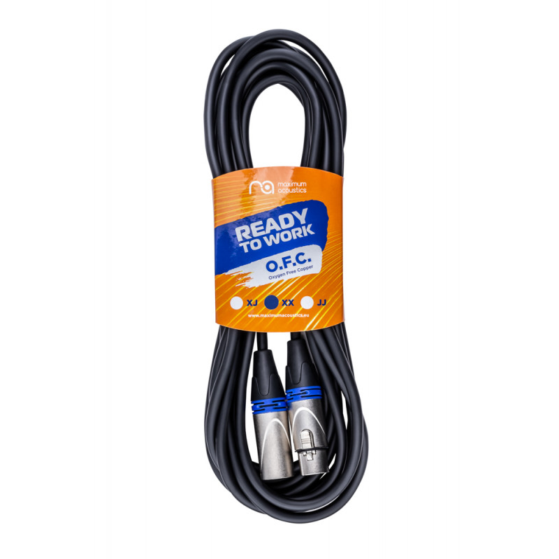 Microphone cable Maximum Acoustics MIC.XX5 (Blue) (OFC)
