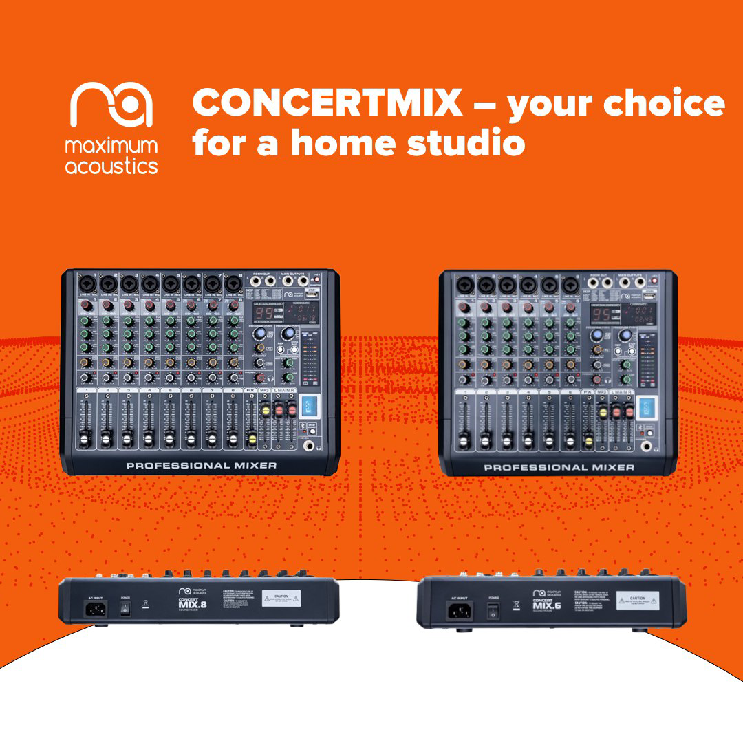 CONCERTMIX — универсальное и компактное решение для дома и студии
