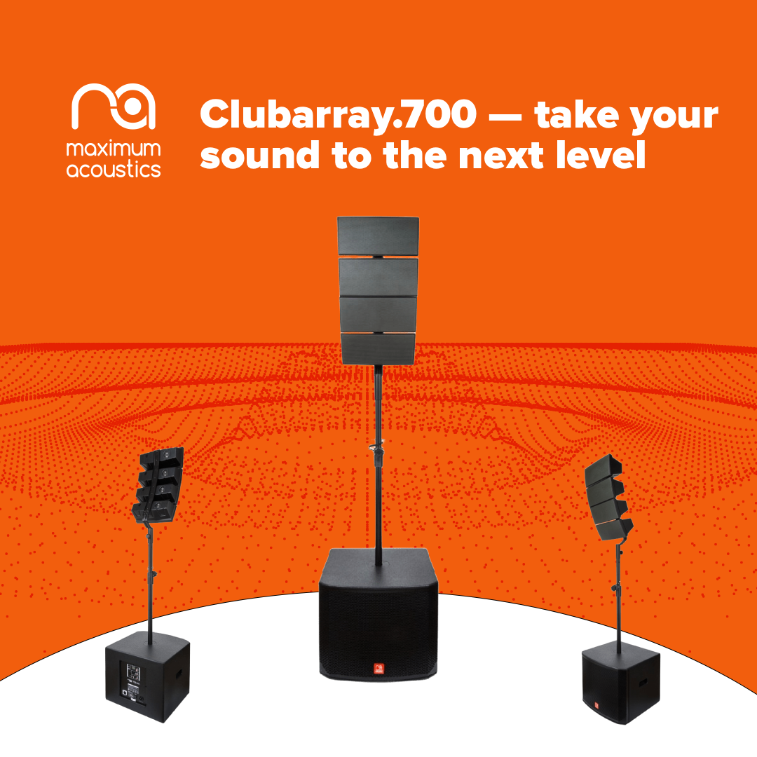 Active set of speaker systems Maximum Acoustics Clubarray.700