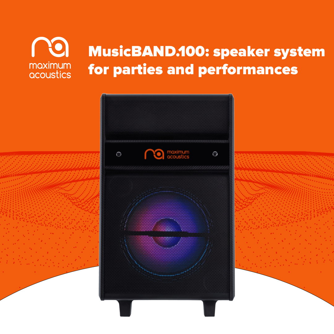 Maximum Acoustics MusicBAND.100: Acoustic system for any party or performance
