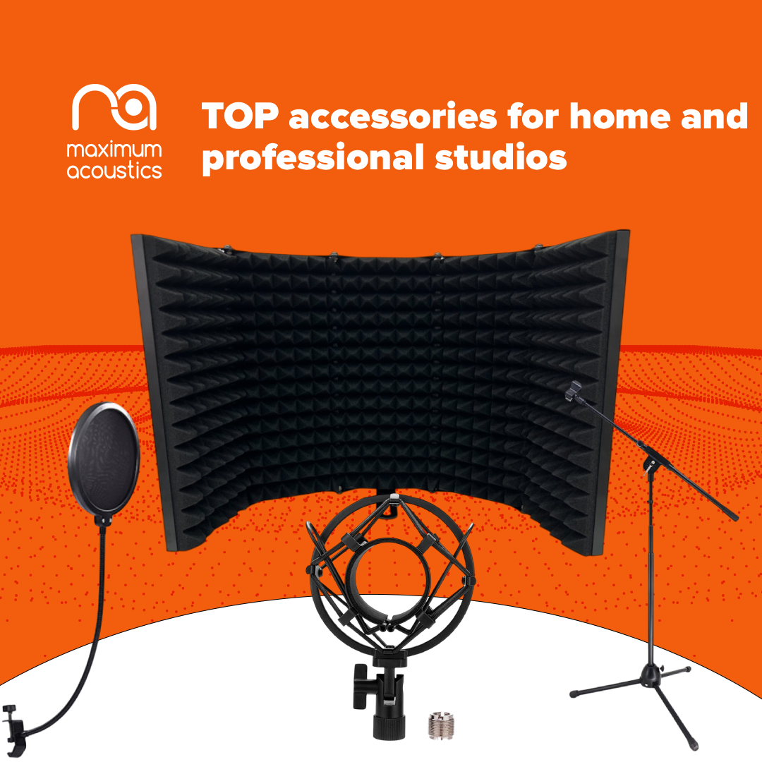 TOP Maximum Acoustics accessories for home and professional studios