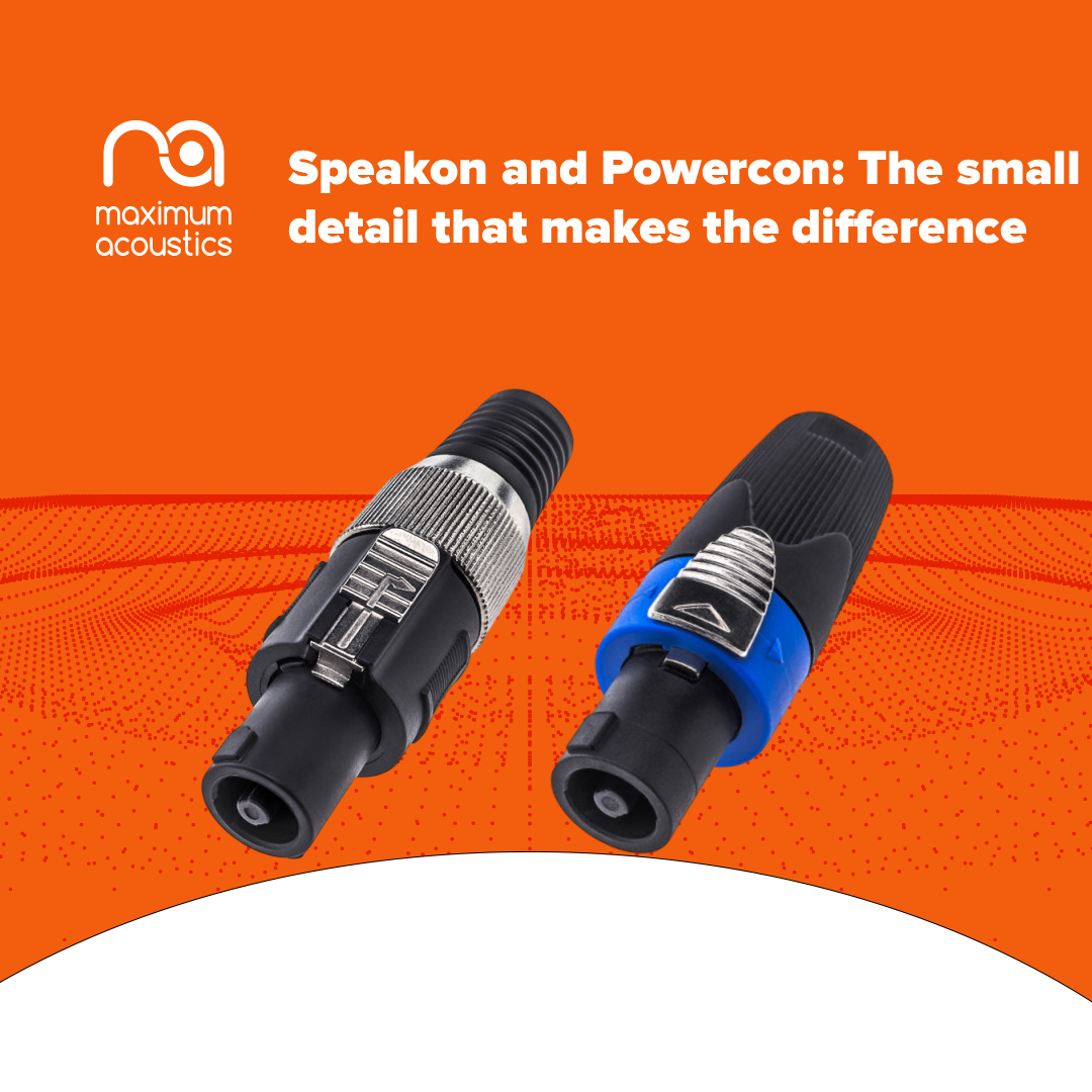 Why professional acoustics choose Speakon and Powercon