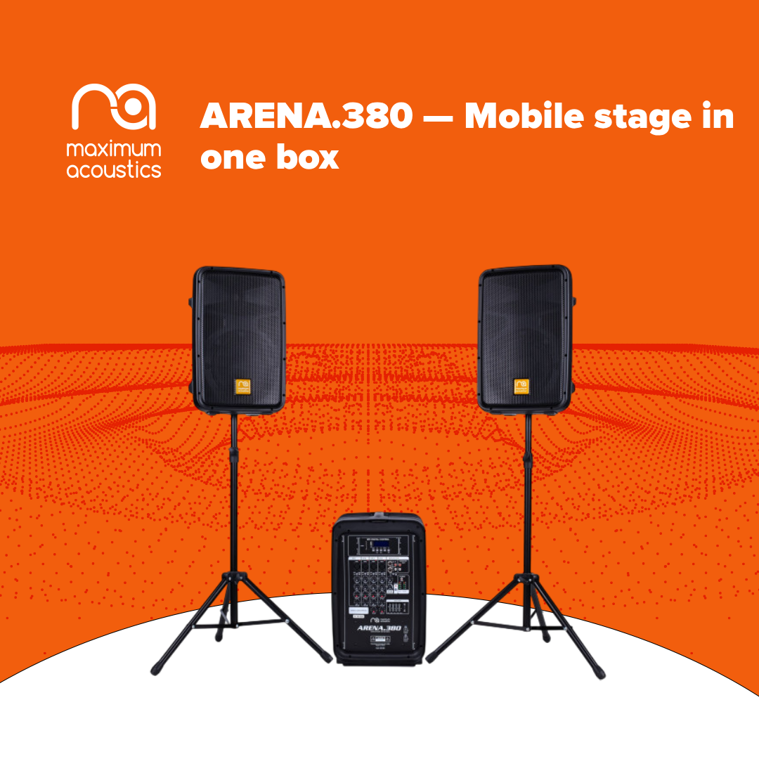 Mobile stage in one box: Maximum Acoustics Arena.380 review