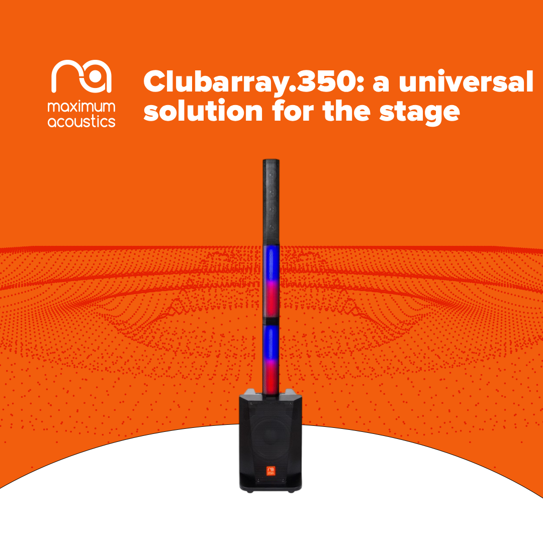 Review of the Maximum Acoustics Clubarray.350 active column speaker system