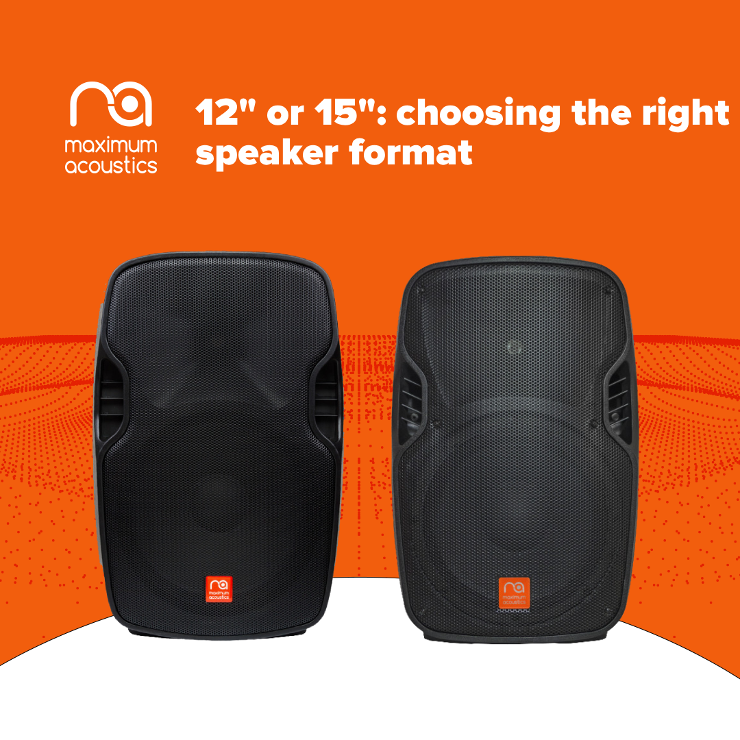 12 inches vs. 15 inches: which speaker size to choose if you're working without a separate subwoofer