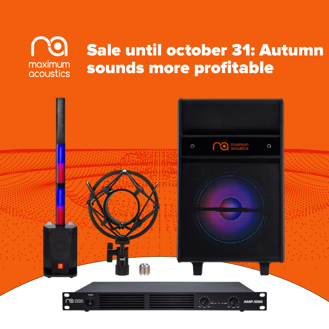 Maximum Acoustics Fall Sale: Shop now until October 31st